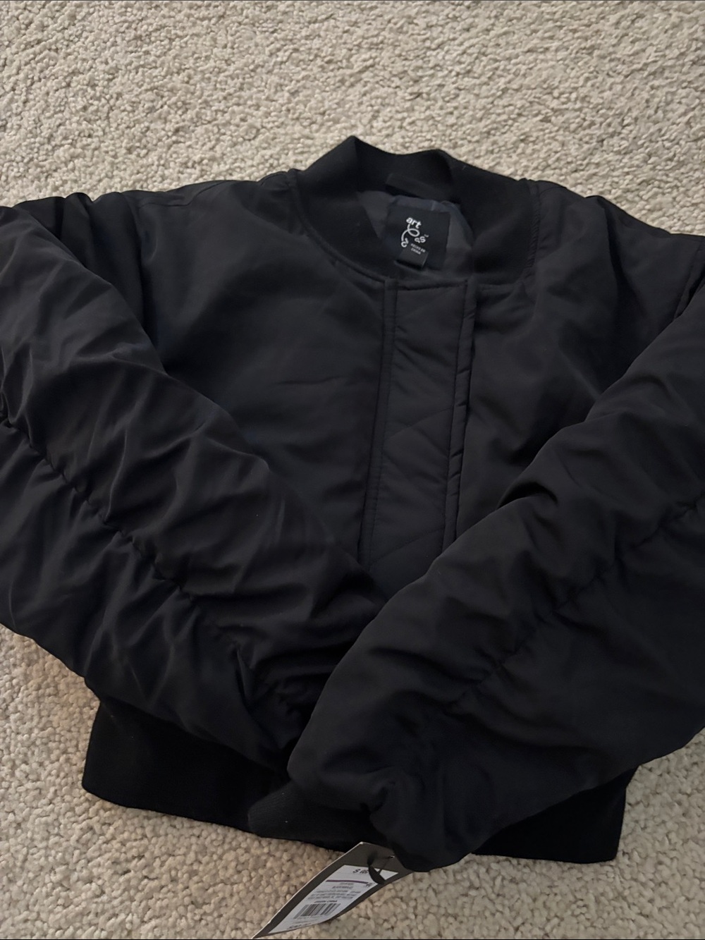 NWT art class Black  Bomber Jacket
